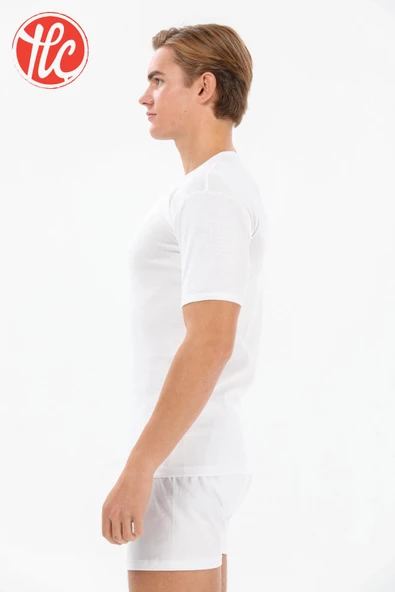 Yıldız 06 Battal Bisiklet Yaka Erkek Ribana Atlet - Resim 4