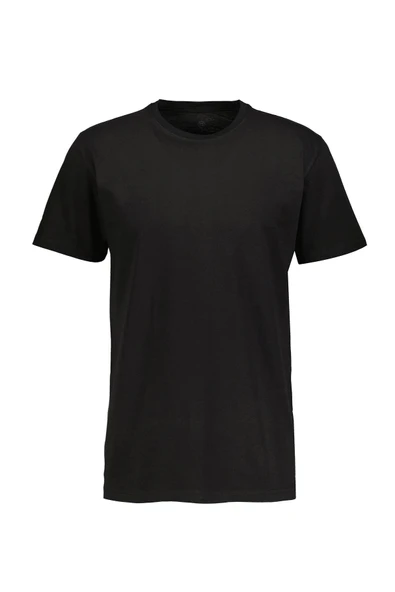 Çift Kaplan 947 Erkek Süprem T-Shirt Siyah