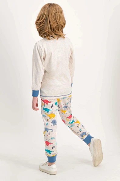 Roly Poly 1630 1-4 Yaş Uzun Kollu Erkek Çocuk Pijama Takımı - 6