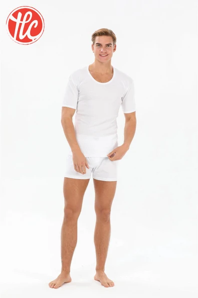 Yıldız 06 Battal Bisiklet Yaka Erkek Ribana Atlet - Resim 3