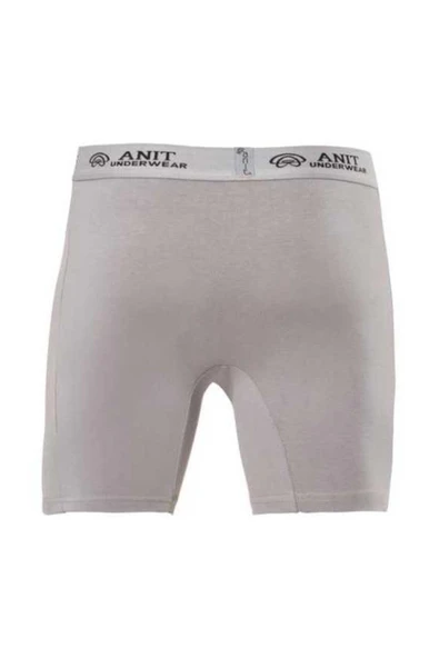 Anıt Erkek Likralı Pamuklu Düğmeli Uzun Boxer - 8
