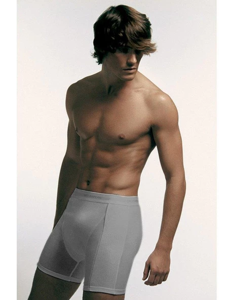 Çift Kaplan 855 Erkek Biyeli Elastanlı Boxer - 2