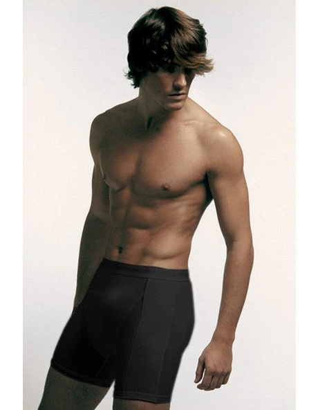 Çift Kaplan 855 Erkek Biyeli Elastanlı Boxer - 4