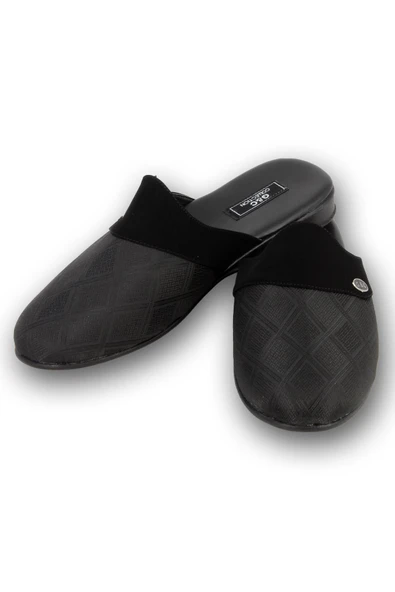 G&C Jakarlı Poli Tabanlı Kumaş Erkek Çeyiz Terlik - 4