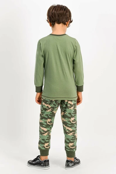 Roly Poly 1639 1-4 Yaş Uzun Kol Erkek Çocuk Pijama Takımı - Resim 2