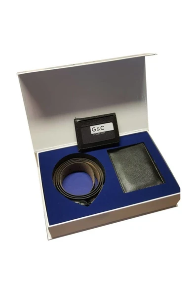 GC Erkek Cüzdan Kemer Kartlık Çeyiz Damat Set - 2