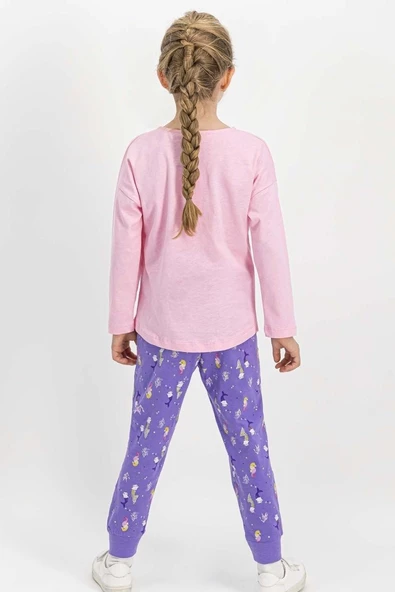 Roly Poly 1742 Garson Boy Uzun Kollu Kız Çocuk Pijama Takımı - 4