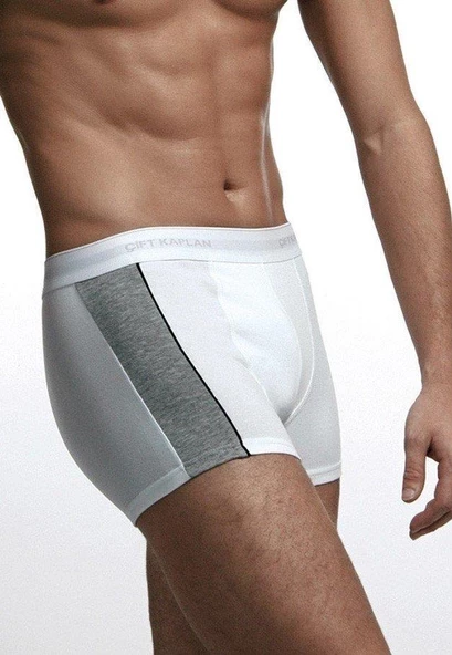 Çift Kaplan 850 Erkek Biyeli Elastanlı Boxer - 2