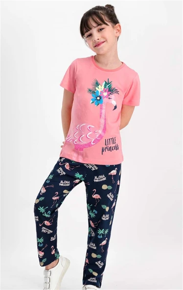 Roly Poly 1769 Kısa Kollu Kız Çocuk Pijama Takımı - 2