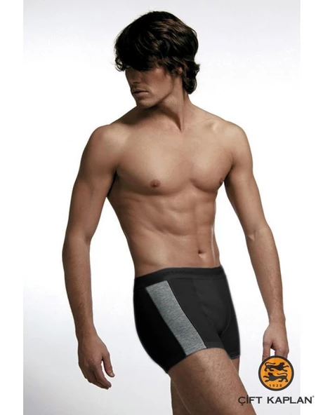 Çift Kaplan 850 Erkek Biyeli Elastanlı Boxer - 4