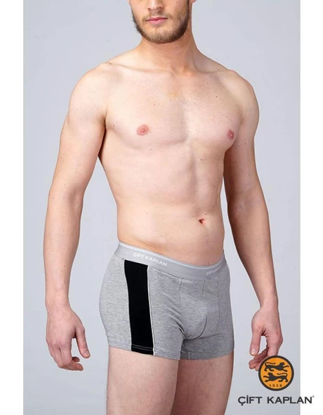 Çift Kaplan 850 Erkek Biyeli Elastanlı Boxer - 3