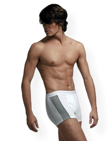 Çift Kaplan 850 Erkek Biyeli Elastanlı Boxer - 5
