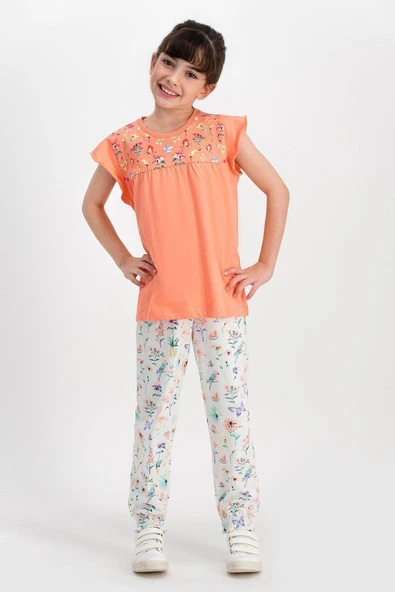 Roly Poly 1795 Kısa Kollu Kız Çocuk Pijama Takımı - 2