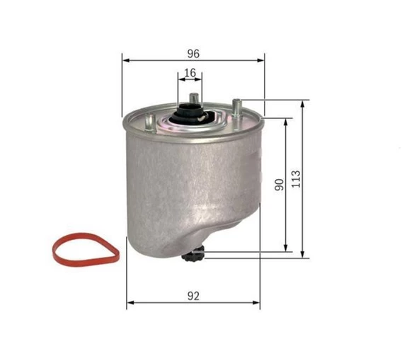 Focus Mazot Filitresi (2012-2019) 1.6 TDCI DURATORG AV6Q9155AA ürün görseli