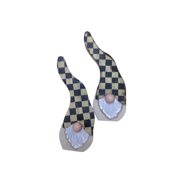 Gnome, Burnuk, Sakallı Kafadar Mackenzie Ahşap Dekor - 7