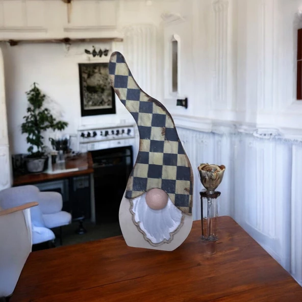 Gnome, Burnuk, Sakallı Kafadar Mackenzie Ahşap Dekor - 3