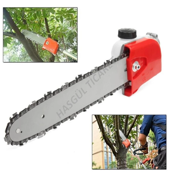 Hsgl Motorlu Tırpan Dal Budama Aparatı 9 DİŞ 26 MM yüksek dallar budama aparatı - 5