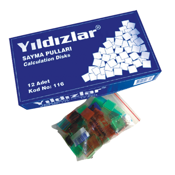 Yıldızlar Sayma Pulları 116-12-LI-PKT