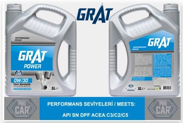0W-30 Yağ Grat