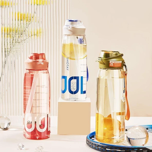 Shotay Cool Su Matarası Yeşil 1000Ml - 5