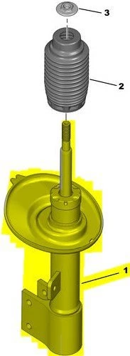 Citroen Ds4 Ön Amortisör Sağ (2011-2016) 1.6 HDI, 1.6 VTI, 1.6 L THP 9807632080 ürün görseli