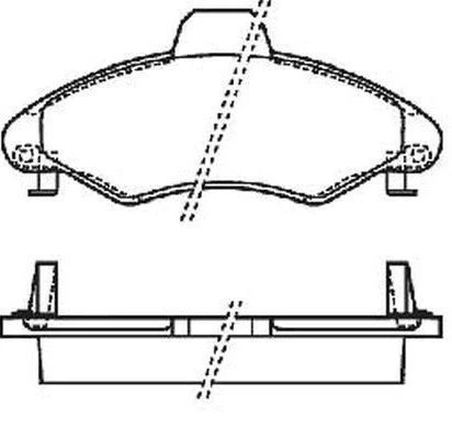 Escort Ön Fren Balata (1996-2001) 1.6 97AX2K021A2B - Resim 2