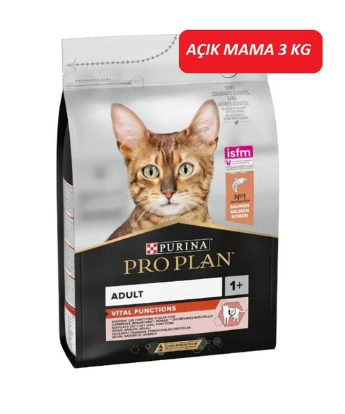 Pro Plan Adult Vital Functions Somonlu Yetişkin Kedi Maması 3 KG