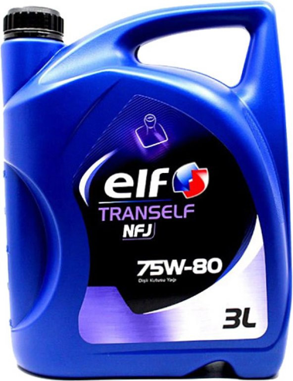 Elf Tranself NFJ 75W/80 3 Lt ( NFX 75W)Yarı Sentetik Manuel Şanzıman yağ