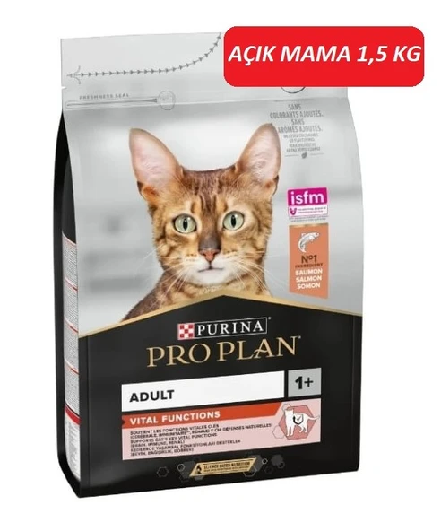 Pro Plan Adult Vital Functions Somonlu Yetişkin Kedi Maması 1,5 KG