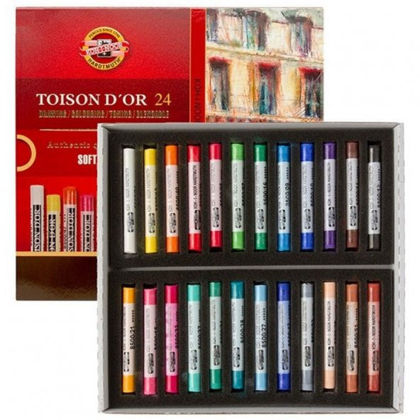 Koh-I Noor Set Of Artist´s Dry Chalks 8514 24 - 4