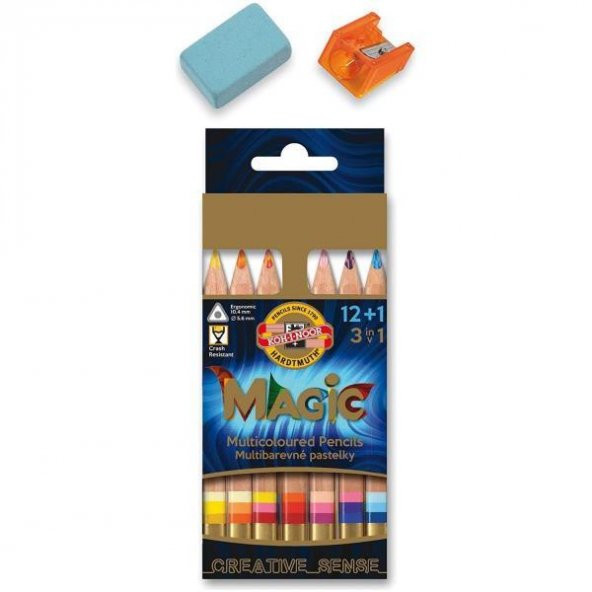 Koh-I Noor Magic Pencils 12+1 Fsc 100 3404N