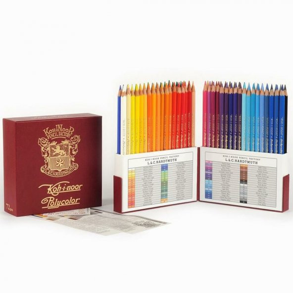 Koh-I Noor ColouRed Pencils Retro 3827 72 - 3