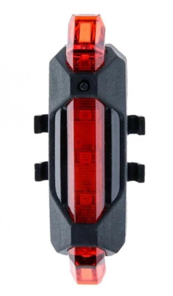 RiverWorld Bisiklet Led Lamba Su Geçirmez Şarj Edilebilir Usb Parlak Güvenlik Uyarı Arka Lamba Işığı
