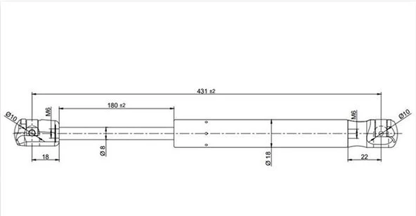 Chevrolet Captiva Ön Kaput Amortisör (2006-2014) 2.0 96830124
