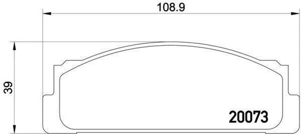 Fiat Şahin Ön Fren Balata (1993-2002) 1.4, 1.6 4236412 ürün görseli