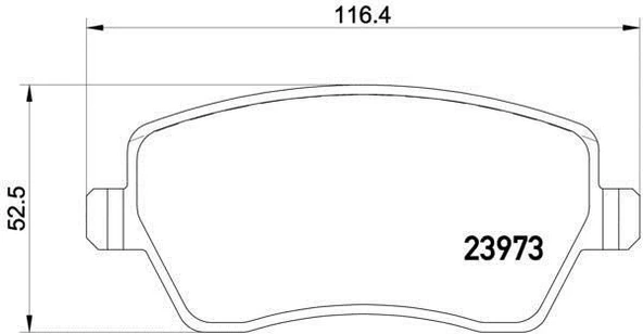 Renault Captur Ön Fren Balata (2013-2017) 0.9 410604775R - 2