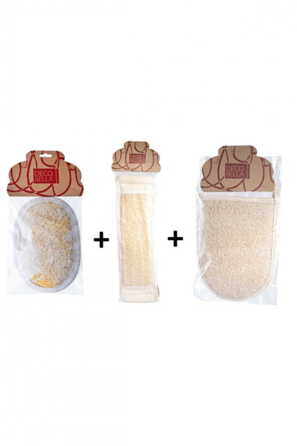 Kabak Organik Banyo Lif Seti Organic Bath Fiber