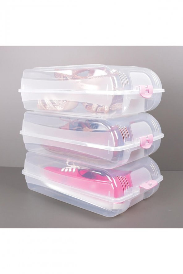 Decobella 5 Li Bayan Ayakkabı Koruma Kutusu - 2