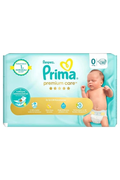Prima Premium Care Prematüre 30'lu Bebek Bezi - 2