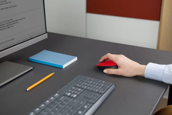 LOGITECH M171 USB ALICILI KABLOSUZ KOMPAKT MOUSE-KIRMIZI 910-004641 - 4