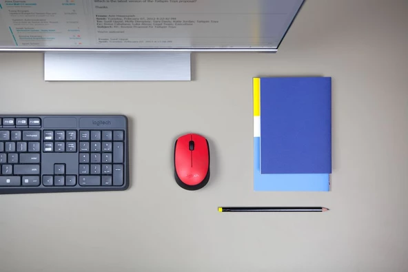 LOGITECH M171 USB ALICILI KABLOSUZ KOMPAKT MOUSE-KIRMIZI 910-004641 - 3