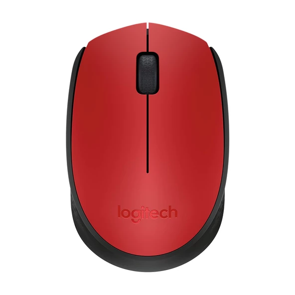 LOGITECH M171 USB ALICILI KABLOSUZ KOMPAKT MOUSE-KIRMIZI 910-004641