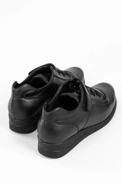 MAMMAMİA D24KA-3635 DOLGU TABAN CIRTLI KADIN DERİ AYAKKABI - Resim 4