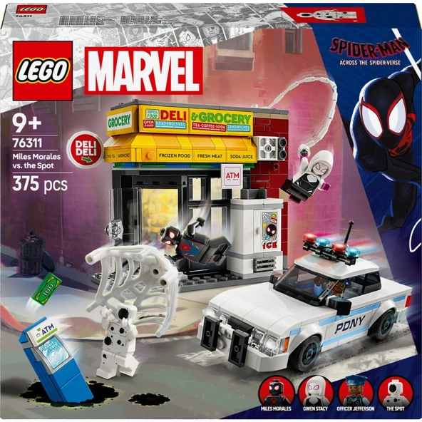 LEGO 76311 Marvel Spider-Verse: Miles Morales, Spot'a Karşı - 3