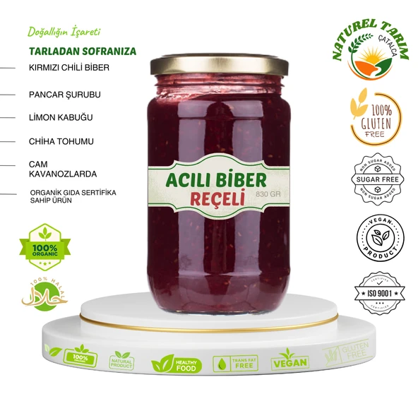 NATUREL ACILI BİBER REÇELİ