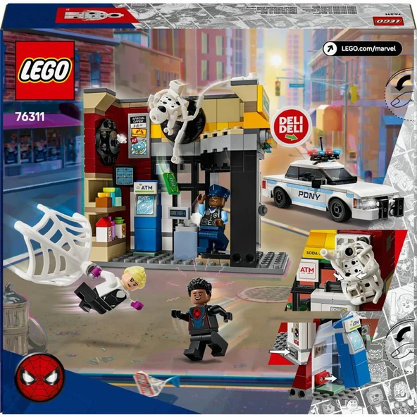 LEGO 76311 Marvel Spider-Verse: Miles Morales, Spot'a Karşı - 4