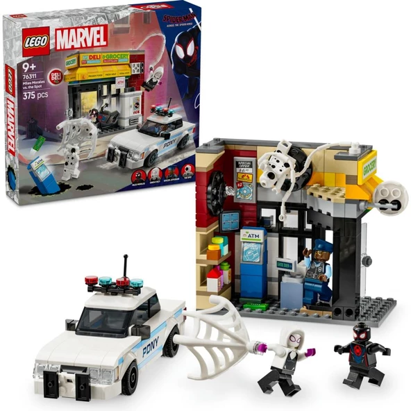 LEGO 76311 Marvel Spider-Verse: Miles Morales, Spot'a Karşı