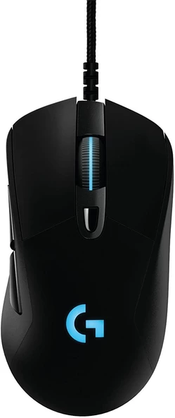 LOGİTECH G G403 LIGHTSYNC RGB AYDINLATMALI HERO 25.600 DPI KABLOLU OYUNCU MOUSE-SİYAH 910-005633