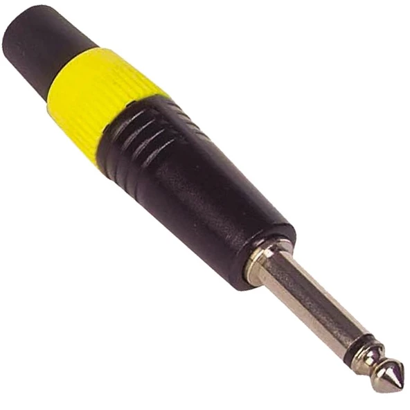 6.3 MM MONO GİTAR JACK FİŞ CANON TİPİ METAL NİKEL (4767)