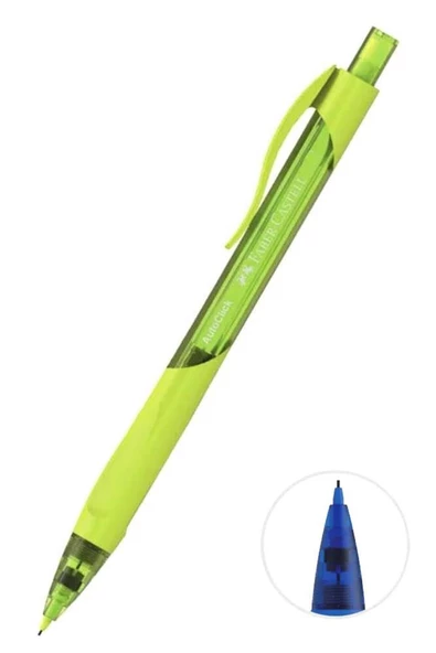 Autoclick Uçlu Kalem 0.7 mm 1 Adet Faber 07 mm Auto Click Mekanik Uçlu Kalem Canlı Renkler Versatil Kalem - 4